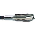 Morse Spiral Point Tap, Series 2047, Imperial, GroundUNF, 1220, Plug Chamfer, 3 Flutes, HSS, Bright, R 33045